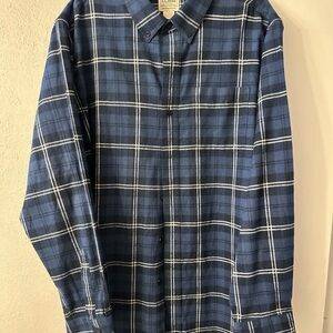 L.L. Bean Men's Plaid Flannel - Size XL